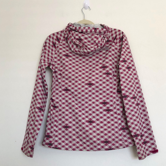 The North Face Pink and White Zip Up Jacket - Picture 5 of 7